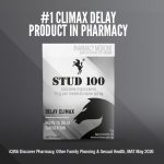 Stud 100 product pack and spray